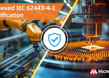 A Microchip megszerezte az IEC 62443-4-1 ML2 ipari automatizálási és vezérlőrendszer-tanúsítványt